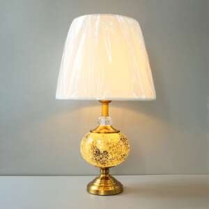 Mosaic Golden YB01 Double Light Table Lamps (Pair)