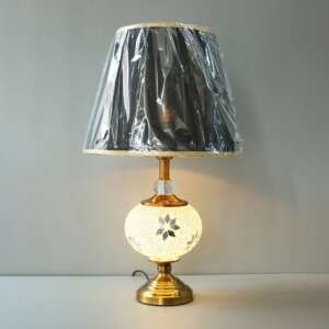 Turkish 01 YB01 with shade Double Light Table Lamps (Pair)