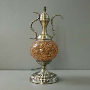 Bohemia Mosaic Brown 01 Table Lamps (Pair)