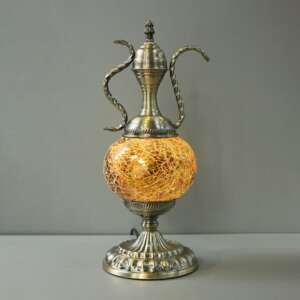 Bohemia Mosaic Golden 03 Table Lamps (Pair)