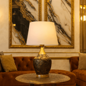 Obsidian Table Lamp (Pair)