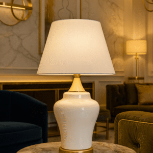 Luma White Table Lamp (Pair)