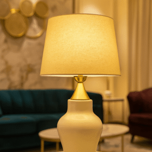 Ivory Table Lamp (Pair)