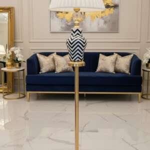 Chevron Crown Floor Lamp