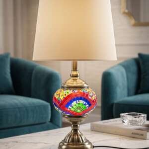 Ottoman Mosaic Lamp (Pair)