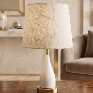 Ivory Marble Glow Lamp (Pair)