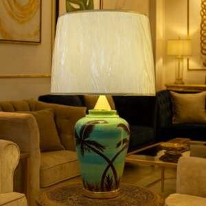 Green Sceneric Table Lamp (Pair)